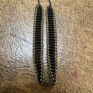 3/$33 Handmade Black and Gold Bead Bracelet from Colombia by the Emberá People’s